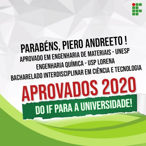 Estudantes aprovados